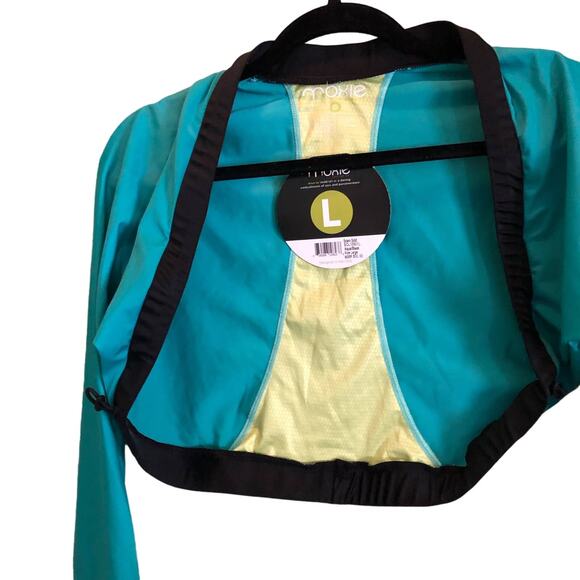 NWT Moxie Aqua Black Bolero Size Large L MSRP $55 - Picture 3 of 5